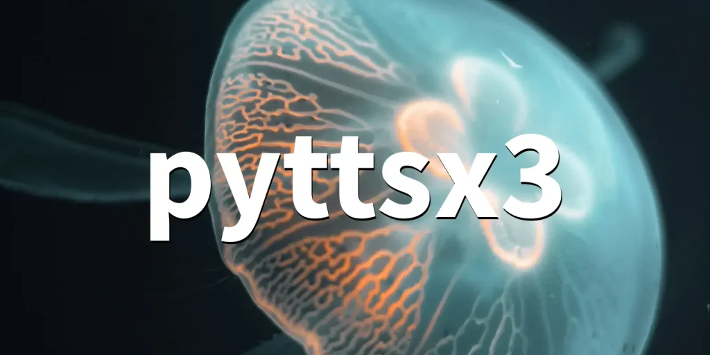 pyttsx3